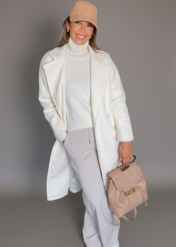 معطف صوف شرنقة