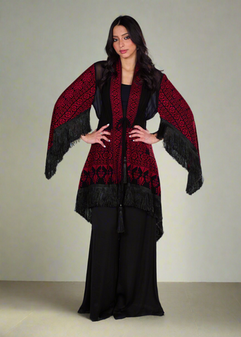 The Palestinian Fringes Cardigan