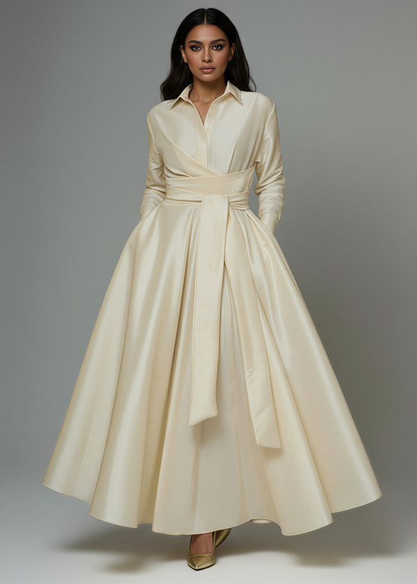 فستان التفتا النسائي