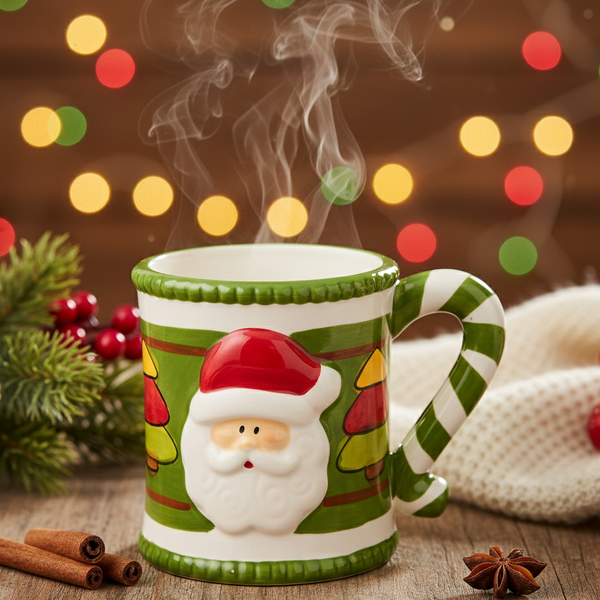Santa Claus Green Mug
