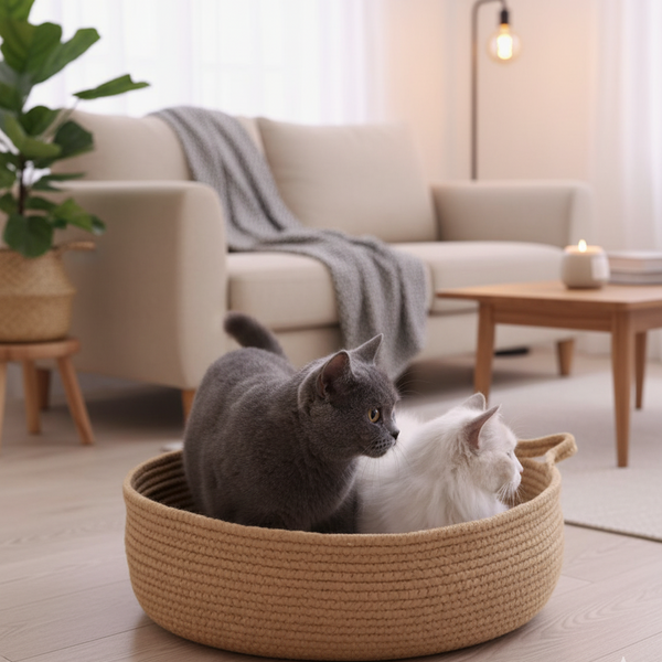 Cat Ear Shape Storage Basket