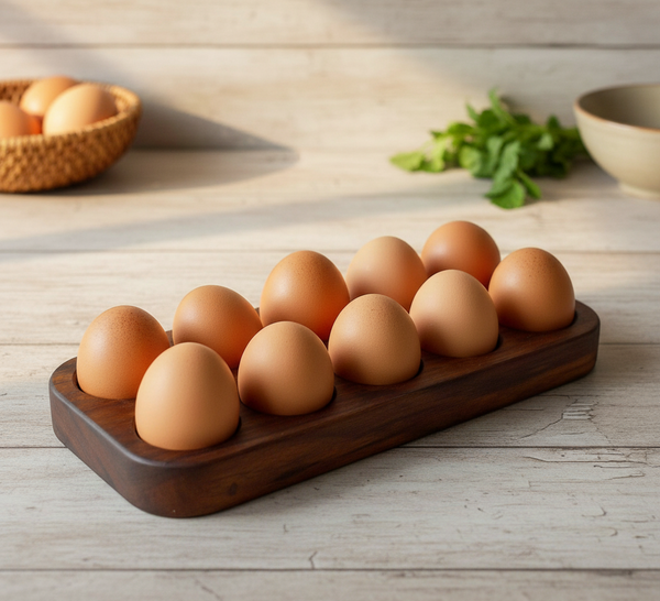 Egg Holder Wooden|10 Holes Egg