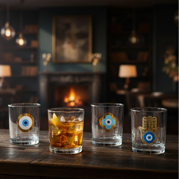 Mindada Layal Istanbul Old Fashioned Glass - 6 Pieces, 250ml