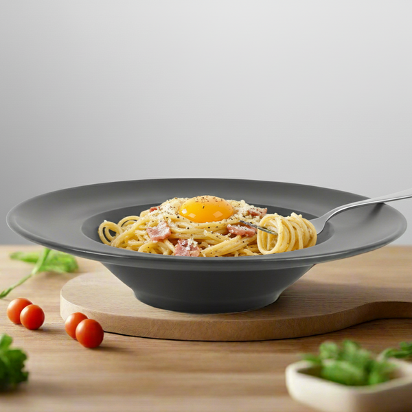 Porland Seasons Pasta Plate - Black, 26cm