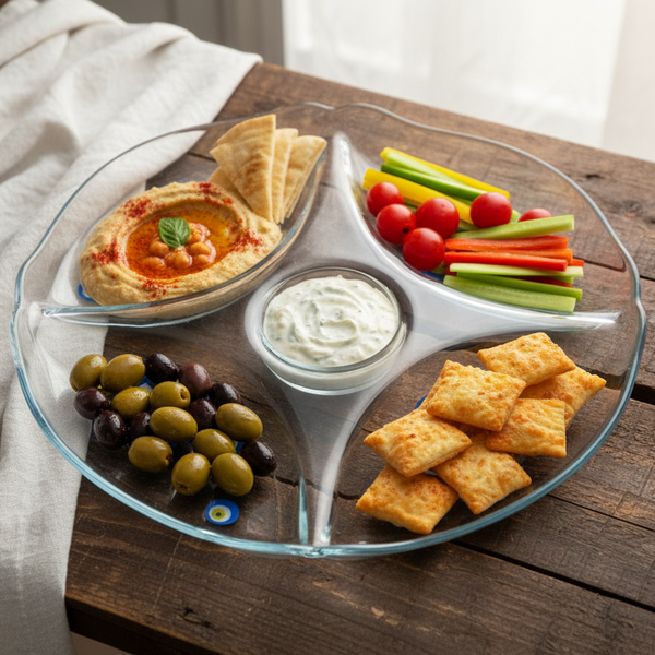 Mindada Evil Eye Basic Divided Serving Platter - 30.2cm