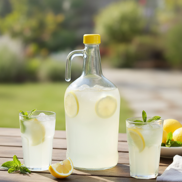 Basic Gallon Bottle - Yellow Lid, 2L
