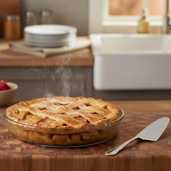 Borcam Round Oven Dishes Set - 2 Pieces