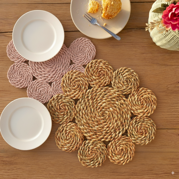 Halfa Flower Shape Placemat