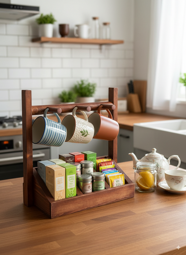 Mug Holder And Tea Organizer
