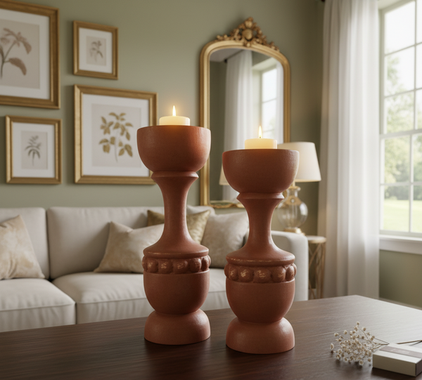 Aura Candles Holders Set