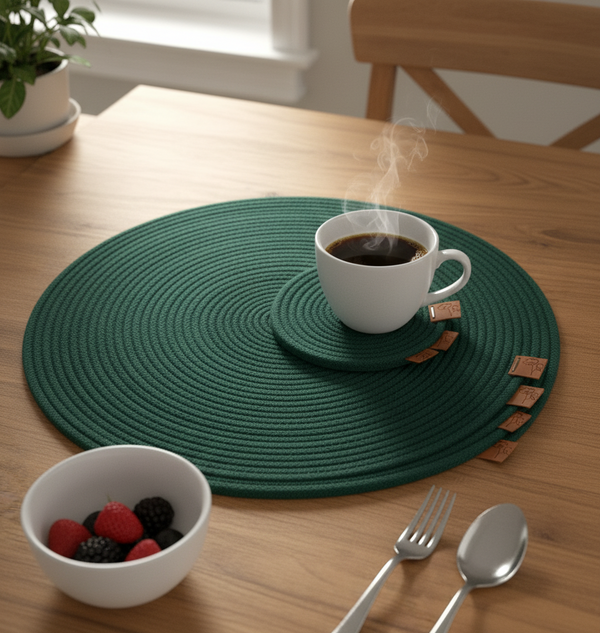 Handmade Coaster & Placemat