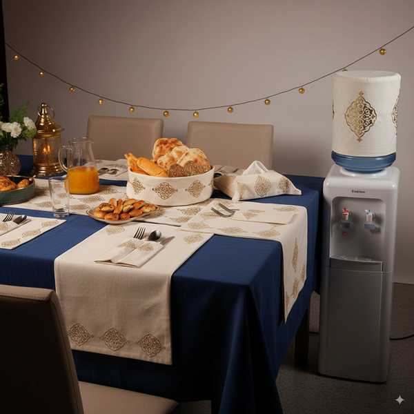 Gold Ramadan Arabesque Placemat Set