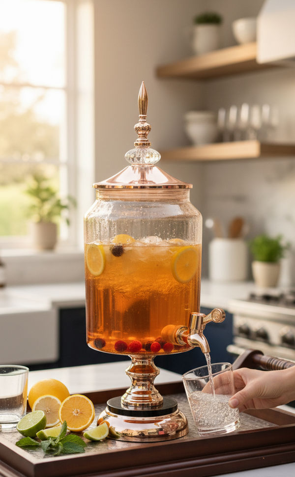 Glass Beverage Dispenser