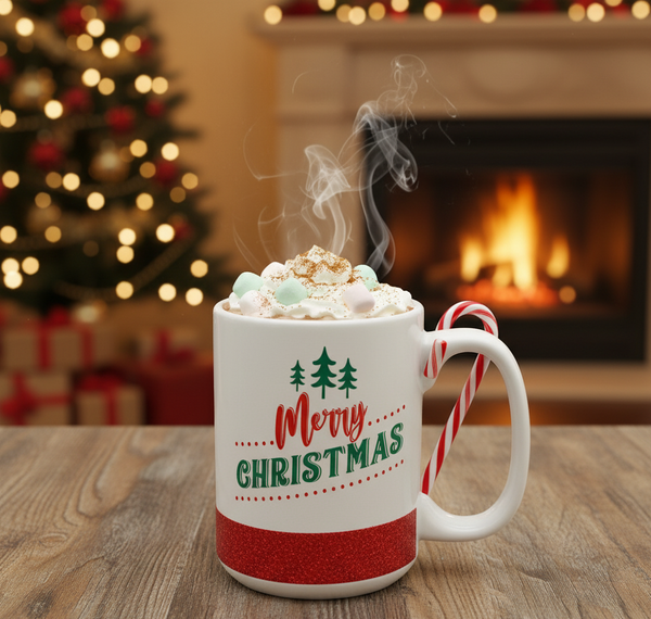 Tasse Joyeux Noël - Blanc
