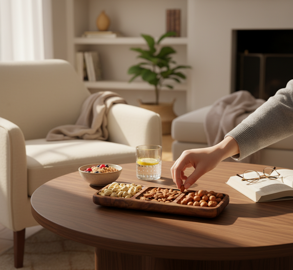 Nuts Wooden Platter