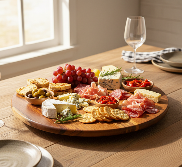 Lazy Susan Wooden Turntable