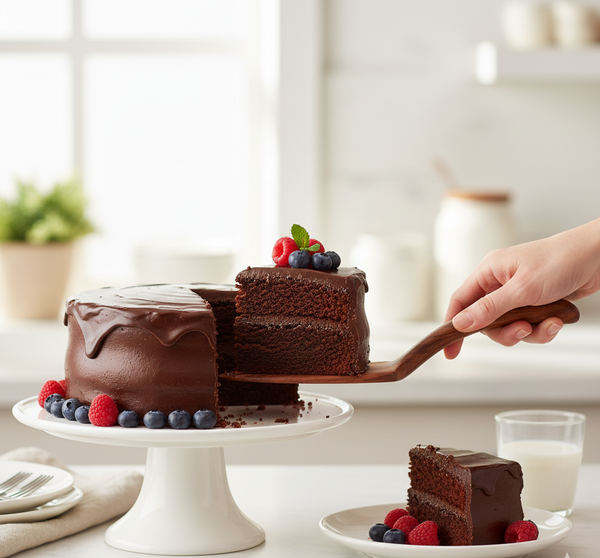 Wooden Cake Slicer