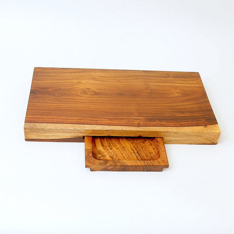 Cutting Board with Hidden Tray