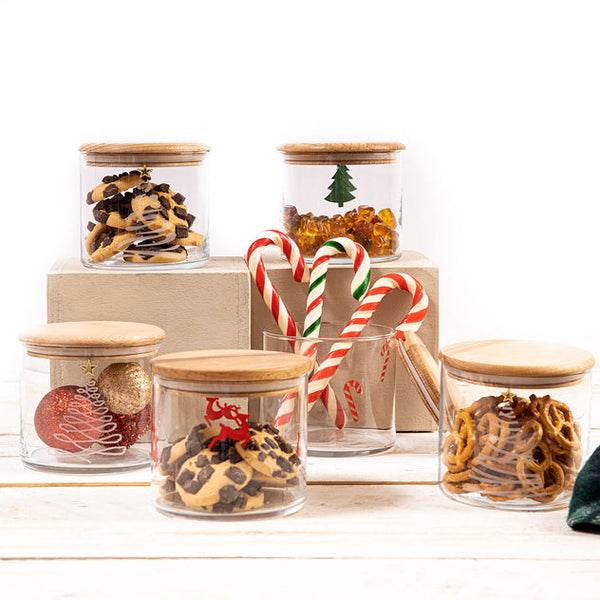 Essentials Jar - Frosted Christmas Tree