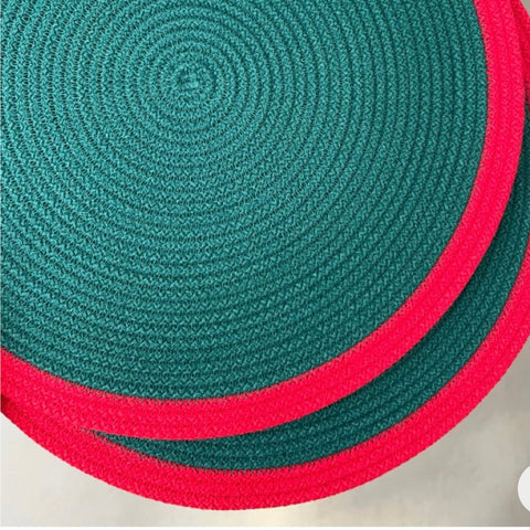 Handmade Woven
 placemat 35cm