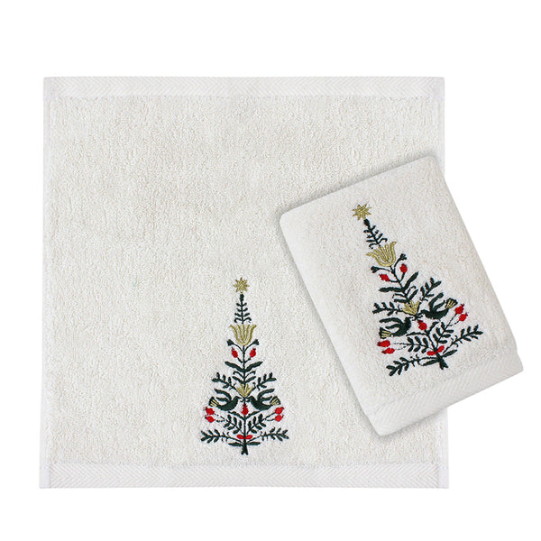 Peaceful Christmas Guest Towels Set