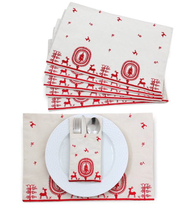 Deer Garden Placemat Set 46×31
