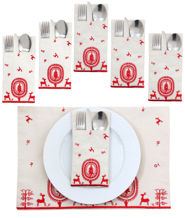Deer Garden Cutlery Set 22×11 cm