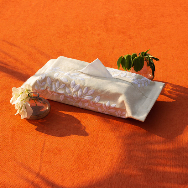 Summer Leaves Tissue Box