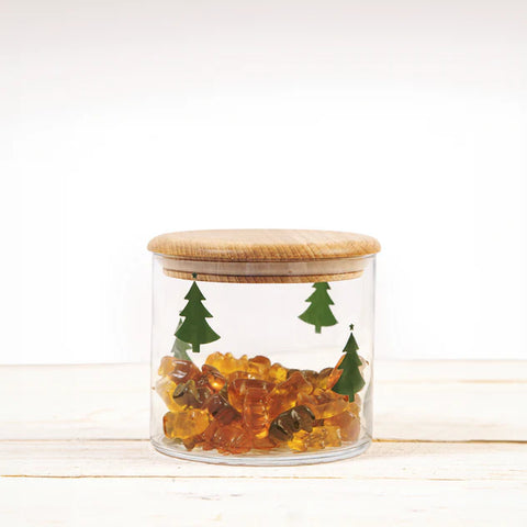 Essentials Jar - Frosted Christmas Tree