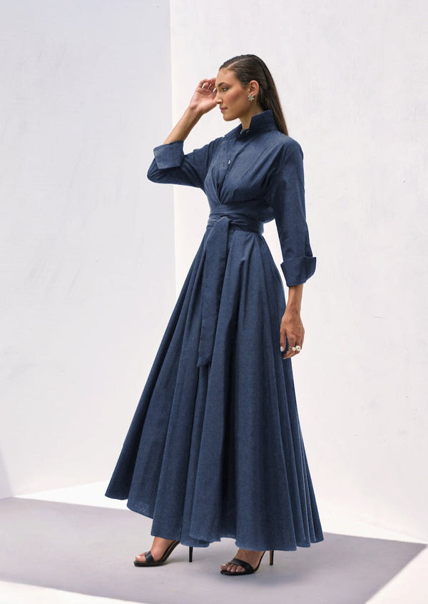 The Lady Dress Denim (Midi & Maxi)