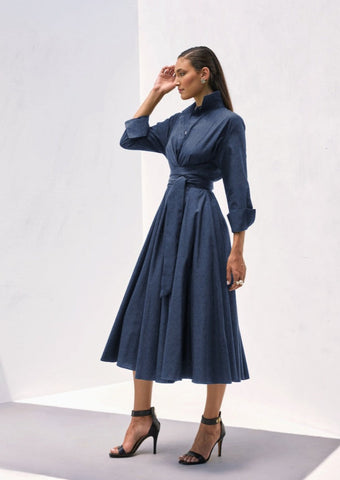 The Lady Dress Denim (Midi & Maxi)