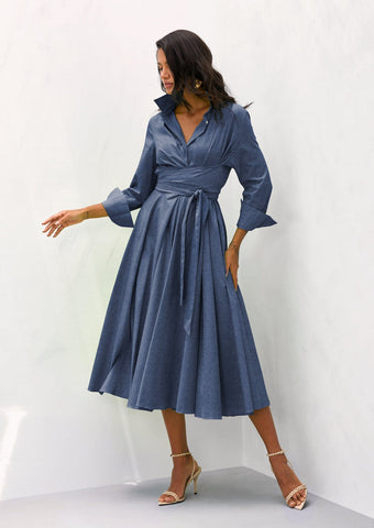 The Lady Dress Denim (Midi & Maxi)