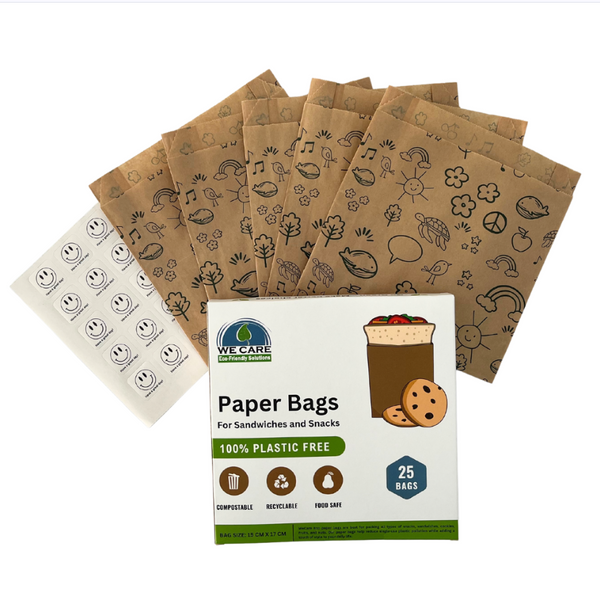 ECO Friendly Paper Sandwich Bags – Kids Edition