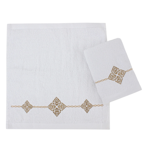 Turath Set Of 2 Guest Towels 30*30