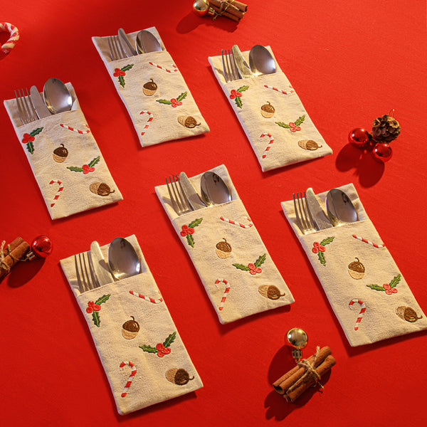 Tis The Season cutlery set