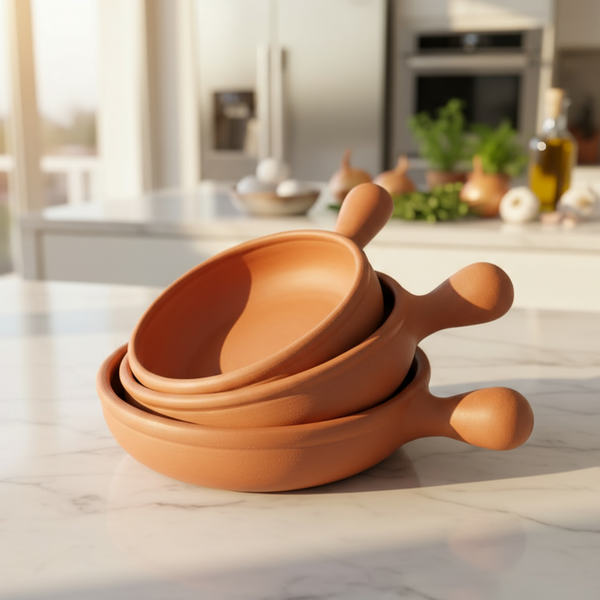 Terracotta Frying Pan Set