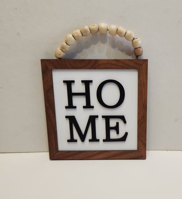 Tableau HOME with beads