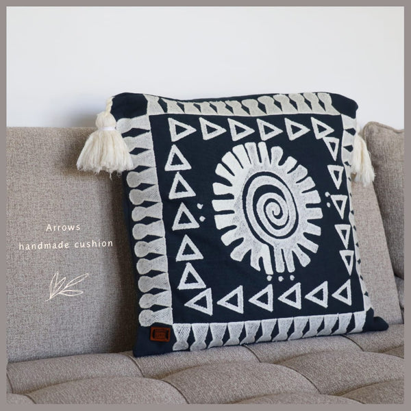 Boho arrow cushion cover