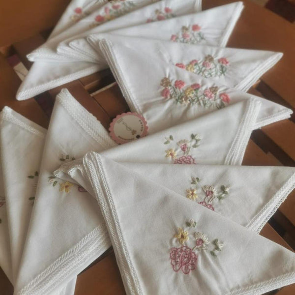 Cotton Hand embroidered Napkin