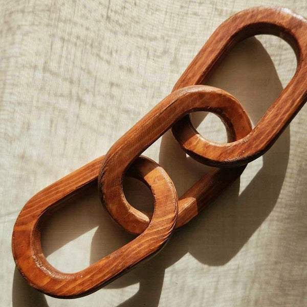 Wooden Linked Chain (Decor Element)