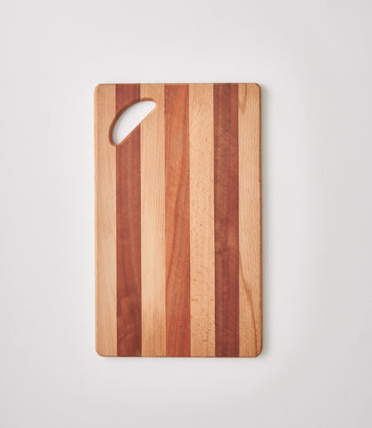 Striped Hardwood Cutting Board