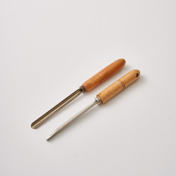 Stainless Steel Vegetable Corer with Wooden Handle