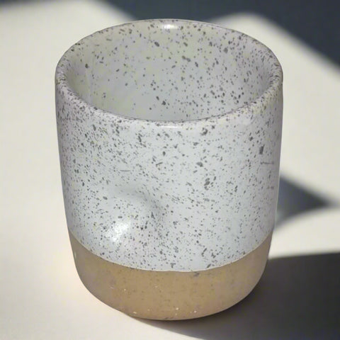 Mug With Thumb Dimple Holds