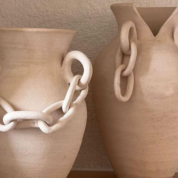 Chain-linked Vases Set