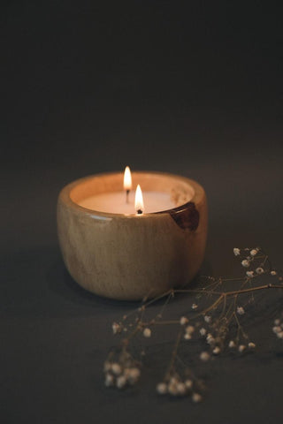 Wooden Scented Candle With Lid