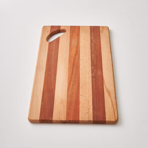 Striped Hardwood Cutting Board