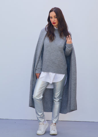 Long Knit Cardigan Coat