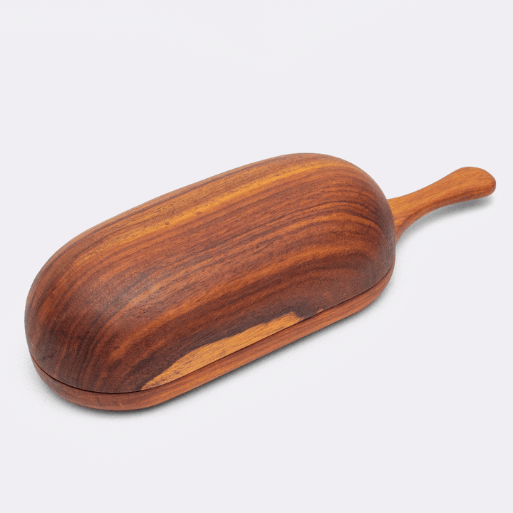 Wooden Butter Dish &  Knife - chefmay.com