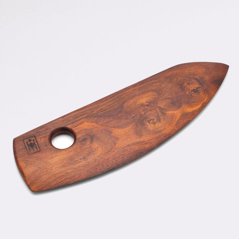 Wooden Pizza Plate With Wooden Pizza Cutter