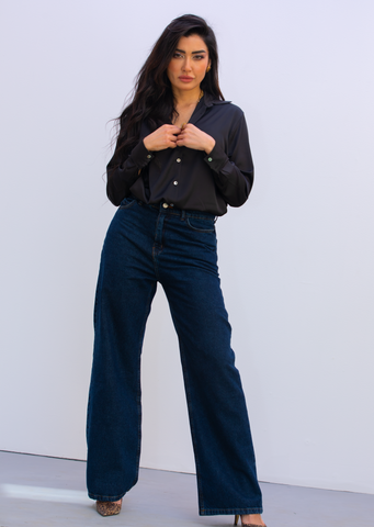 HIGH RISE WIDE LEG JEANS